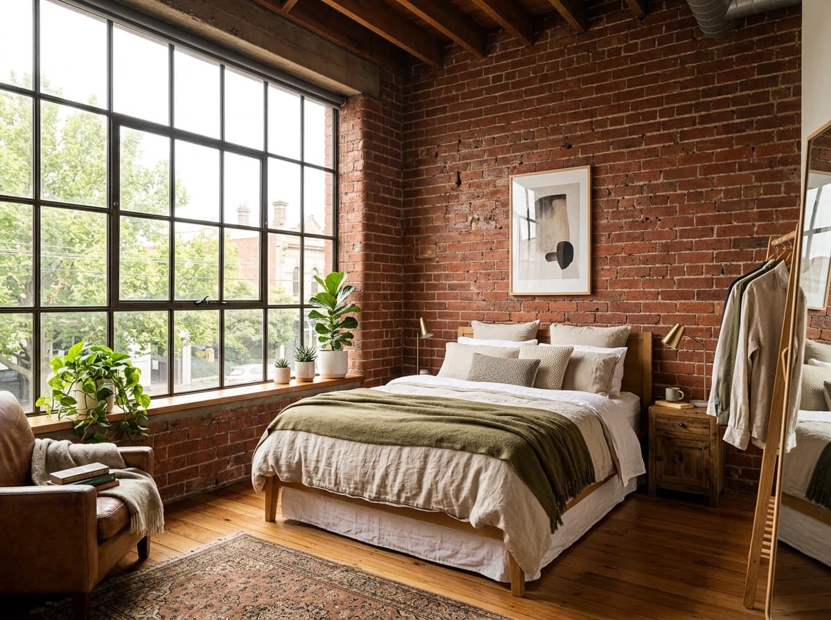 Warehouse-conversion room in Fitzroy